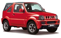 Na przykład: Suzuki Jimmy Jeep Soft Top