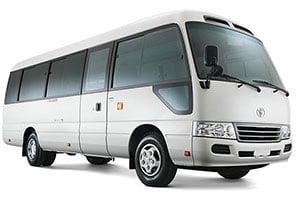﻿Por exemplo: Toyota Coaster