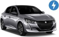 For example: Peugeot E-208 350km