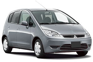 Bijvoorbeeld: Mitsubishi Colt