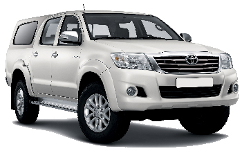 Na przykład: Toyota Hilux  Double Cab