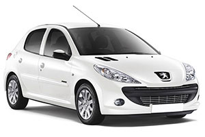 Bijvoorbeeld: Peugeot 206