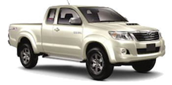 ﻿Por exemplo: Toyota Hilux