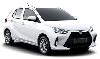 ﻿Por exemplo: Toyota Agya