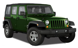Na przykład: Jeep Wrangler soft top