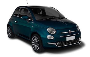 ﻿Por ejemplo: Fiat 500 matic or similar