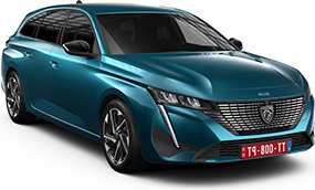 Esempio: Peugeot 308