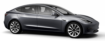 ﻿Por exemplo: Tesla Model 3