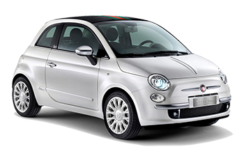 ﻿Por exemplo: Fiat 500