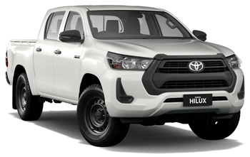 ﻿Por ejemplo: Toyota Hilux  Dual Cab