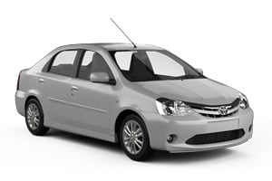 ﻿Par exemple : Toyota Etios