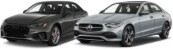 For example: Audi A4 Mercedes-Benz C Class